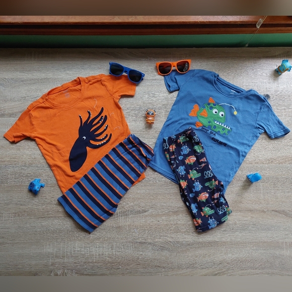 Angler & octopus Gymboree pjs size 12 - Picture 16 of 16